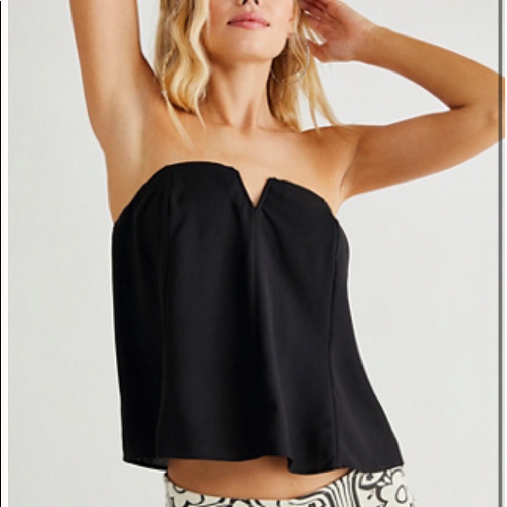 Free people toss it on tube top nwot